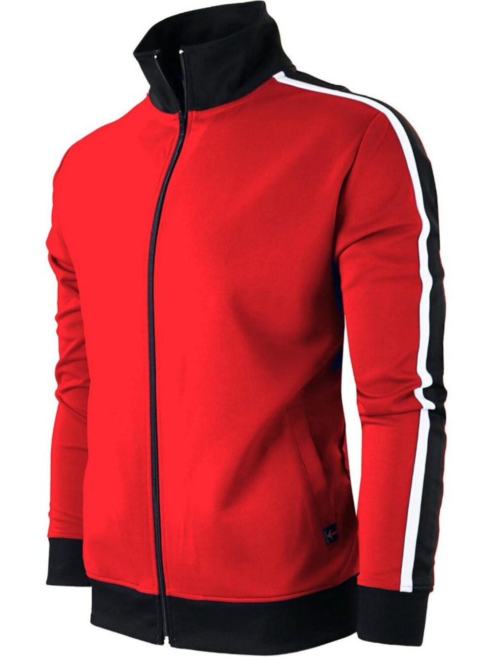 Hip Hop Slim Fit Track Jacket - Premium Comfort Athletic Streetwear Top for Men